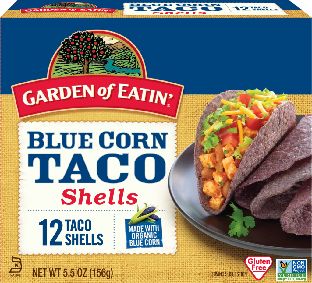 Blue Taco Shells Garden of Eatin'